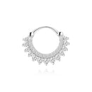 925 Silver Moissanite Flat Back Earrings for Women