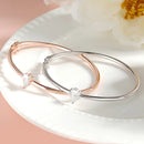 1CT Pear Moissanite Women's Bracelet, 925 Sterling Silver