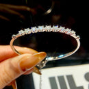 GRA Certified Moissanite Diamond Bracelet for Women in Genuine 925 Silver