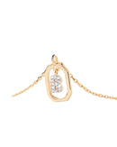 18K Gold Plated A–Z Letter Pendant Necklace in 925 Silver