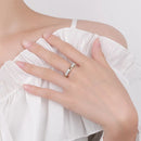 1.5ct D Color Moissanite Ring for Men and Women