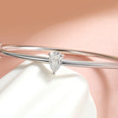 1CT Pear Moissanite Women's Bracelet, 925 Sterling Silver