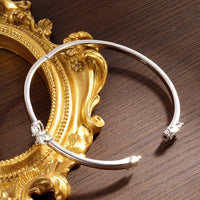 Elegant Moissanite Women's Bracelet, 925 Silver, GRA Certified