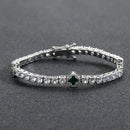 European Style Four Leaf Clover Tennis Bracelet