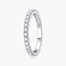 Moissanite Eternity Wedding Ring 2mm for Women