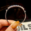 GRA Certified Moissanite Diamond Bracelet for Women in Genuine 925 Silver