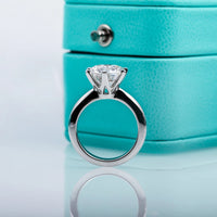 1ct to 5ct D Color Moissanite Engagement Ring for Women