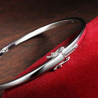 Elegant Moissanite Women's Bracelet, 925 Silver, GRA Certified