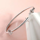 1CT Pear Moissanite Women's Bracelet, 925 Sterling Silver