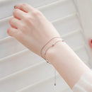 Butterfly Flower Bracelet for Women S925 Silver Adjustable