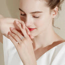 Moissanite Eternity Wedding Ring 2mm for Women