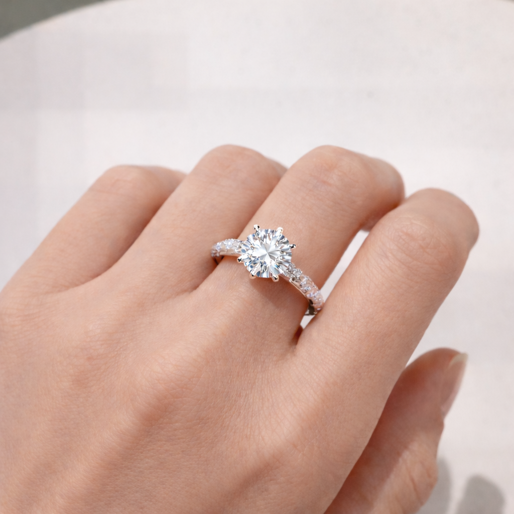 Halo of Light Ring – Timeless Brilliance
