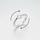 Rotating Shooting Star Ring – A Shard in Motion