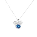 Mickey Full Moissanite Necklace in 925 Silver