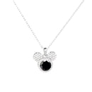 Mickey Full Moissanite Necklace in 925 Silver