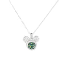 Mickey Full Moissanite Necklace in 925 Silver