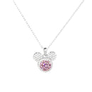 Mickey Full Moissanite Necklace in 925 Silver