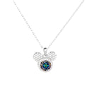 Mickey Full Moissanite Necklace in 925 Silver
