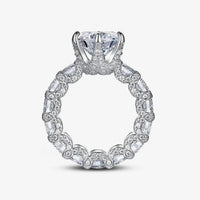 Luxury Ring in 925 Sterling Silver and 18K Gold