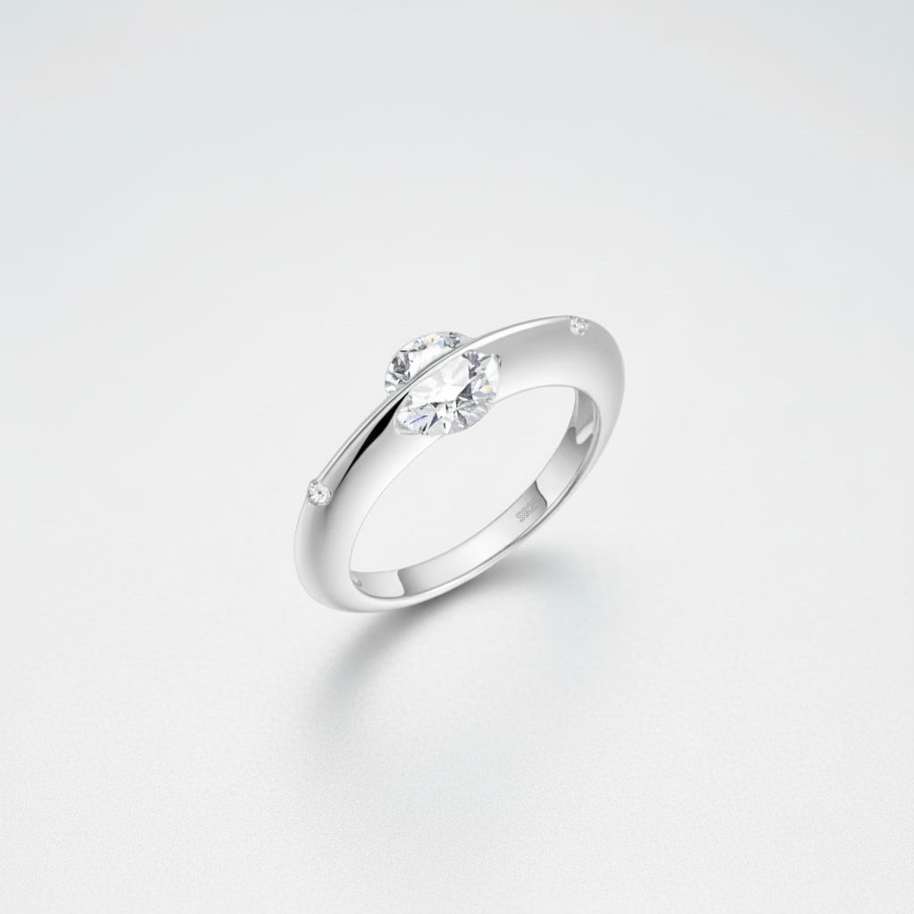 Rotating Shooting Star Ring – A Shard in Motion