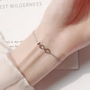 Butterfly Flower Bracelet for Women S925 Silver Adjustable