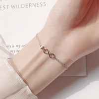 Butterfly Flower Bracelet for Women S925 Silver Adjustable