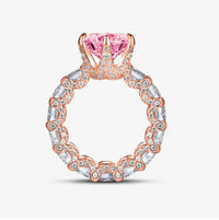 Luxury Ring in 925 Sterling Silver and 18K Gold