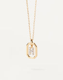 18K Gold Plated A–Z Letter Pendant Necklace in 925 Silver