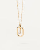 18K Gold Plated A–Z Letter Pendant Necklace in 925 Silver