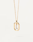 18K Gold Plated A–Z Letter Pendant Necklace in 925 Silver