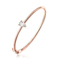 1CT Pear Moissanite Women's Bracelet, 925 Sterling Silver