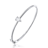 1CT Pear Moissanite Women's Bracelet, 925 Sterling Silver