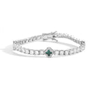 European Style Four Leaf Clover Tennis Bracelet