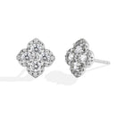 Moissanite Diamond Earrings for Women in S925 Silver 18K Gold Plated